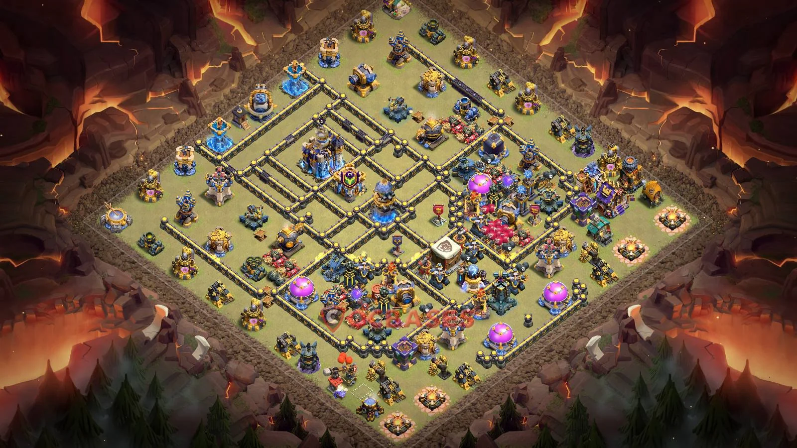 War (Anti-3 Star) Base TH18 with Link | Clash of Clans Bases | Layouts ID yllu6
