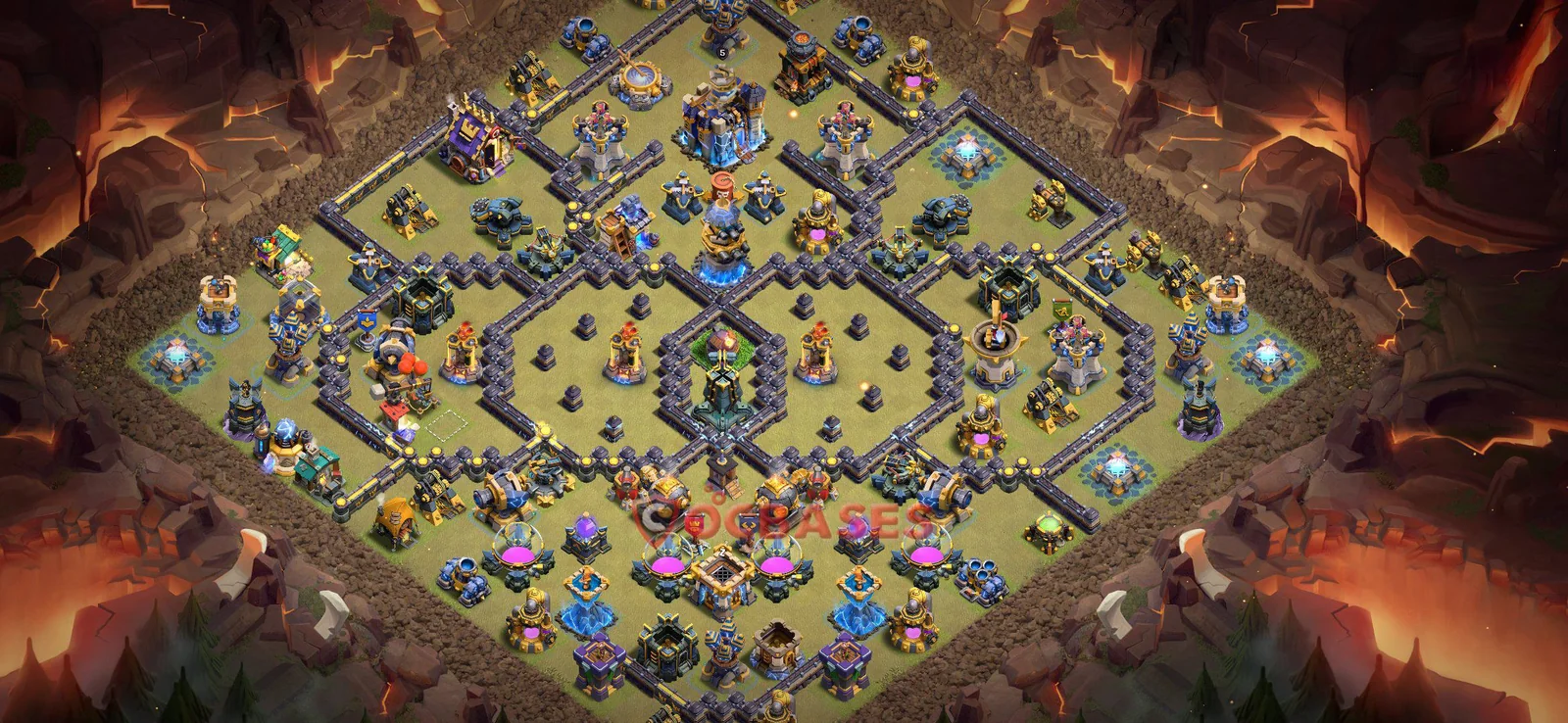 War (Anti-3 Star) Base TH18 with Link | Clash of Clans Bases | Layouts ID yp4so