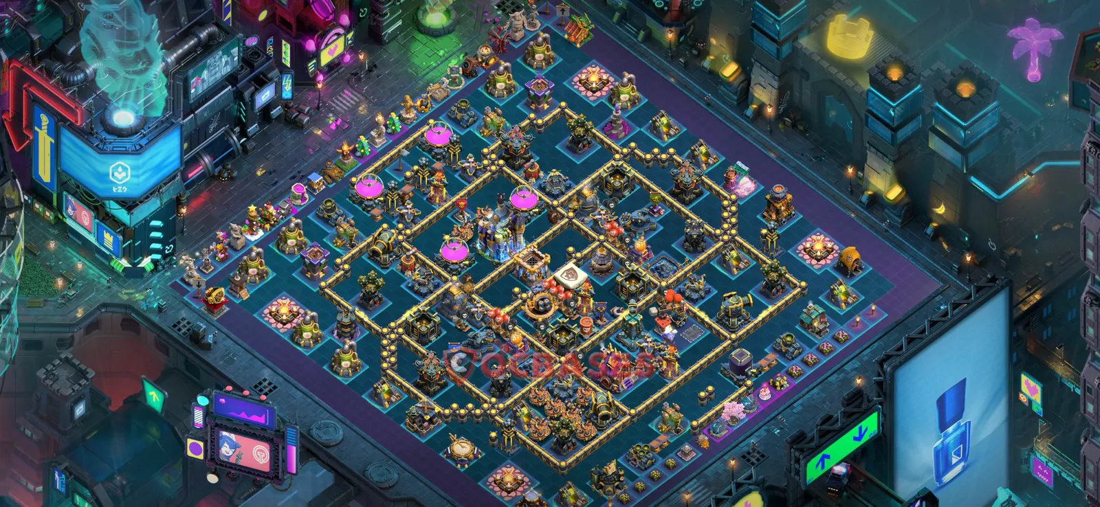 War (Anti-3 Star) Base TH18 with Link | Clash of Clans Bases | Layouts ID z9645