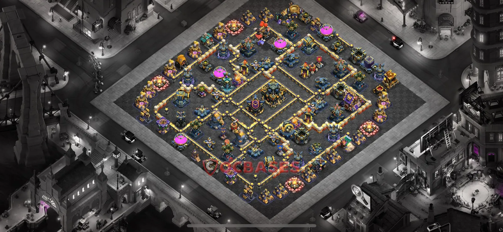 War (Anti-3 Star) Base TH17 with Link | Clash of Clans Bases | Layouts ID ziqjg