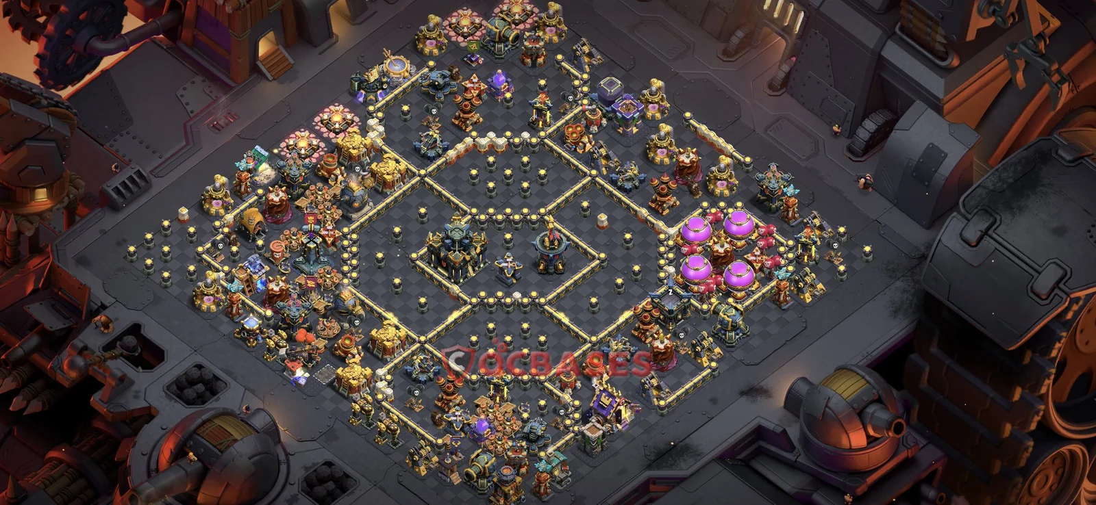 War (Anti-3 Star) Base TH17 with Link | Clash of Clans Bases | Layouts ID znti4