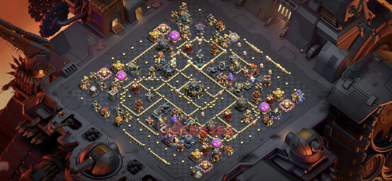 War (Anti-3 Star) Base TH17 with Link | Clash of Clans Bases | Layouts ID zvfms